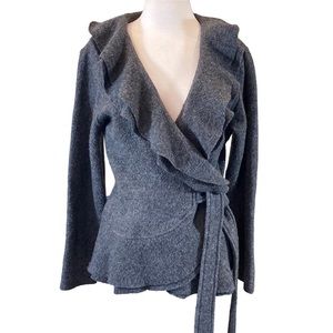 Sarah Spencer Boiled Wool Cardigan